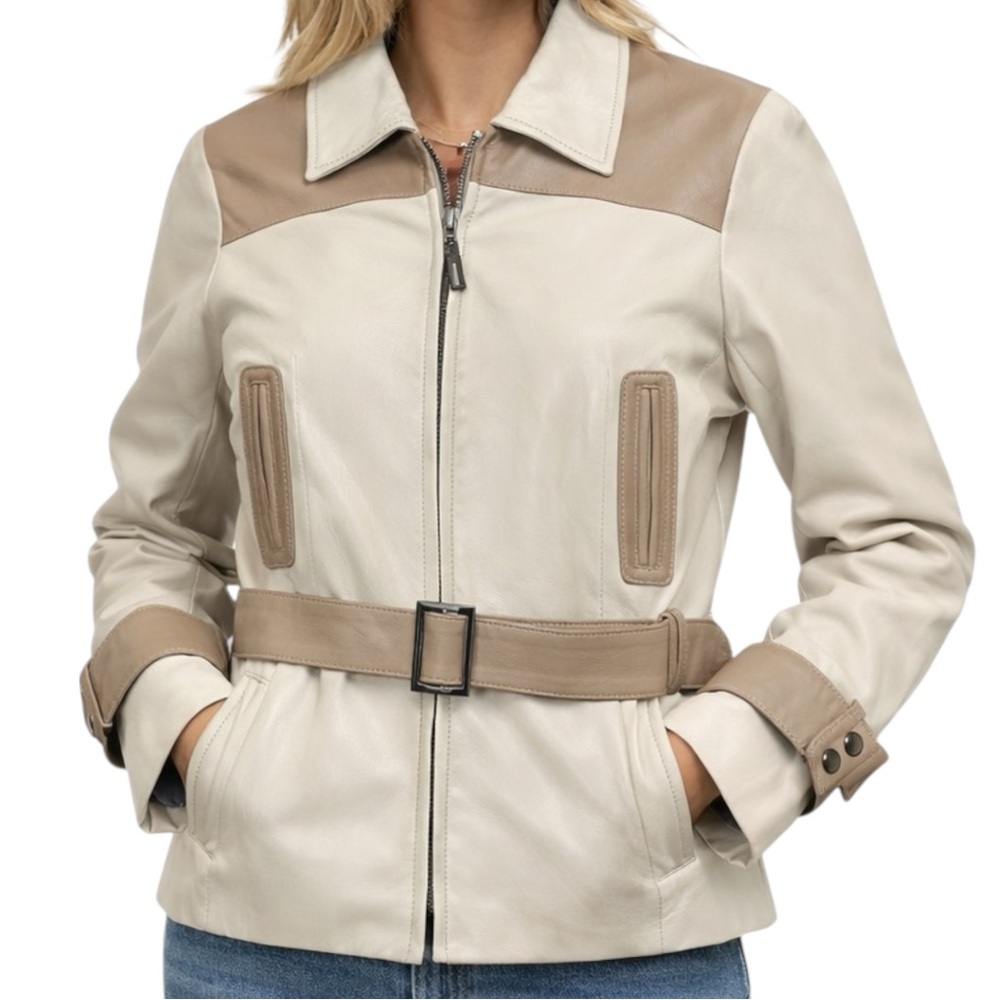 Women's Leather Jacket - NEW